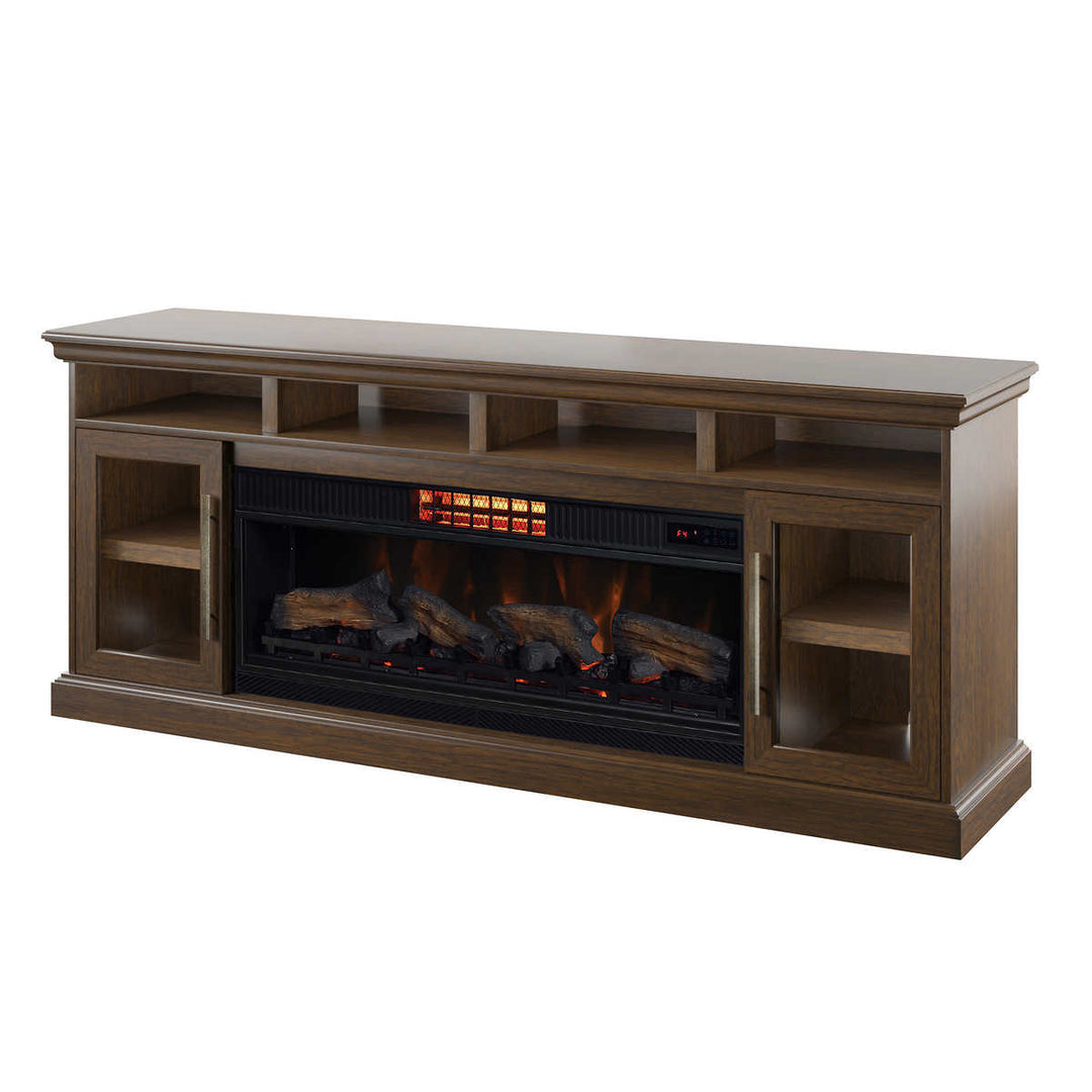 Tresanti Maxwell 74" Modern Fireplace Entertainment Center
