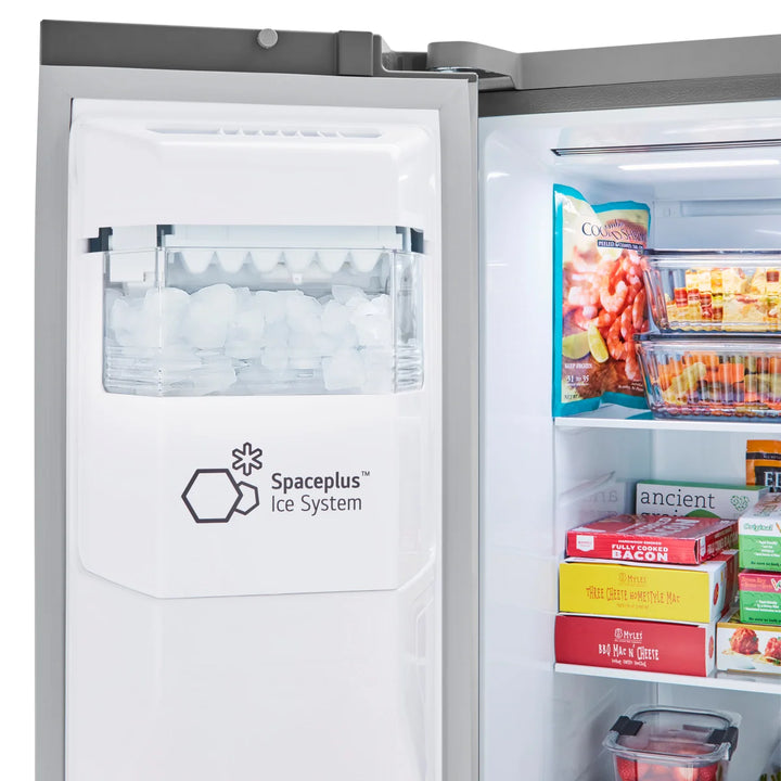 LG Side by Side Refrigerator with Smooth Touch Dispenser