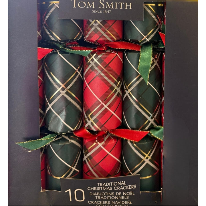Tom Smith Deluxe Christmas Crackers - 10-Pack