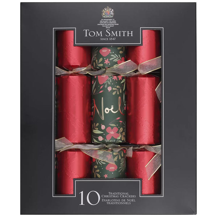 Tom Smith Deluxe Christmas Crackers - 10-Pack