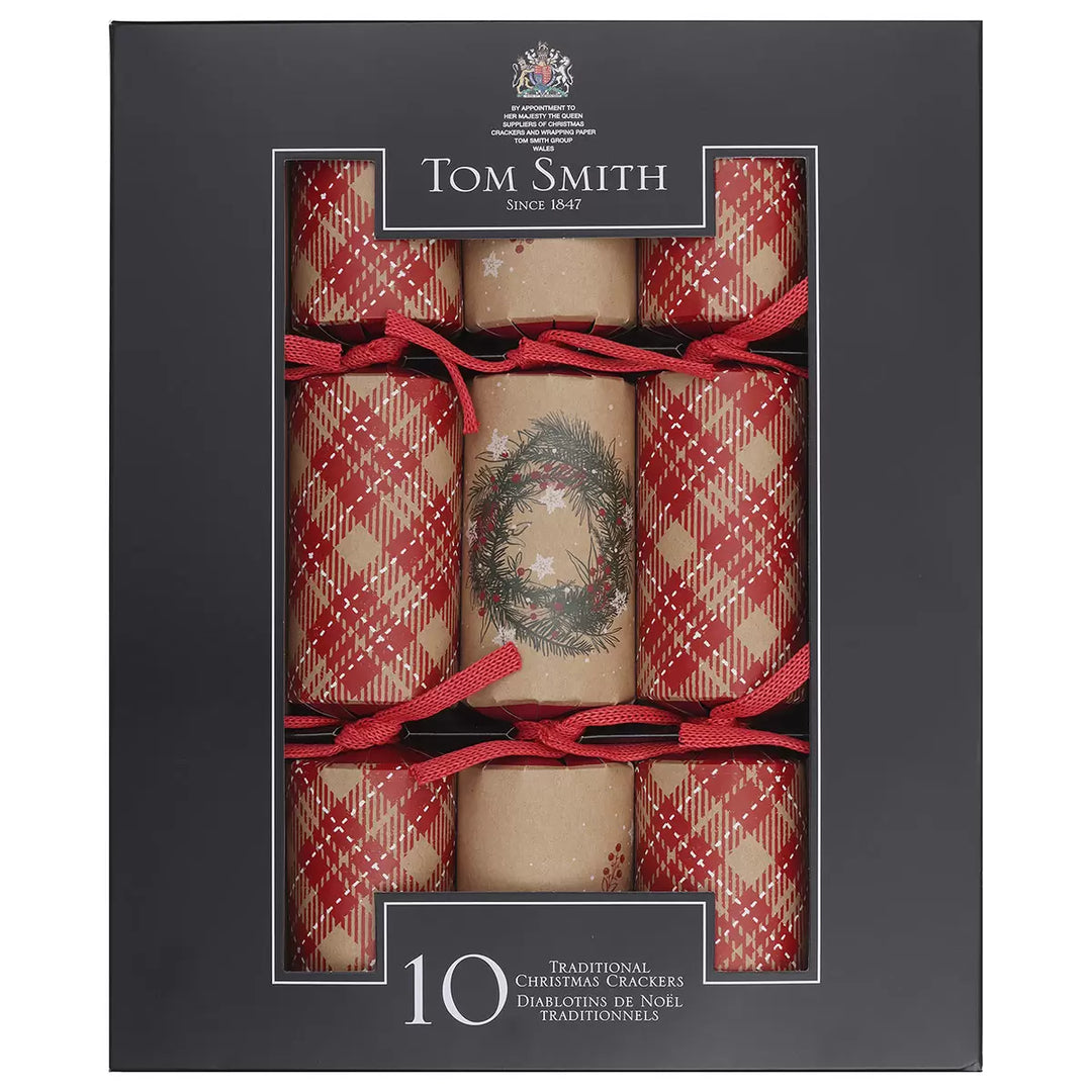 Tom Smith Deluxe Christmas Crackers - 10-Pack