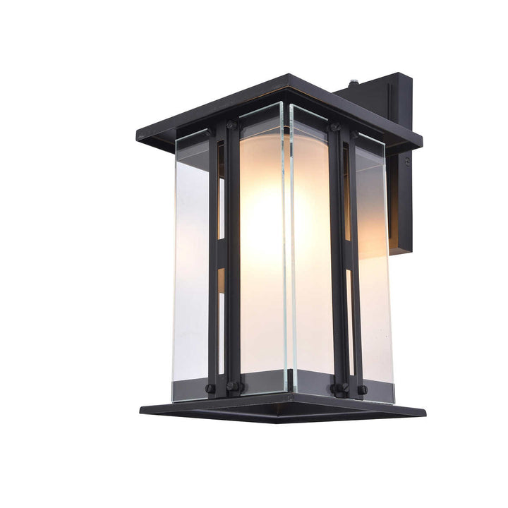 Lutec - Lanterne murale d'extérieur à DEL de style artisan