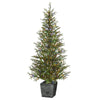 Pre-Lit Articial Potted Christmas Tree
