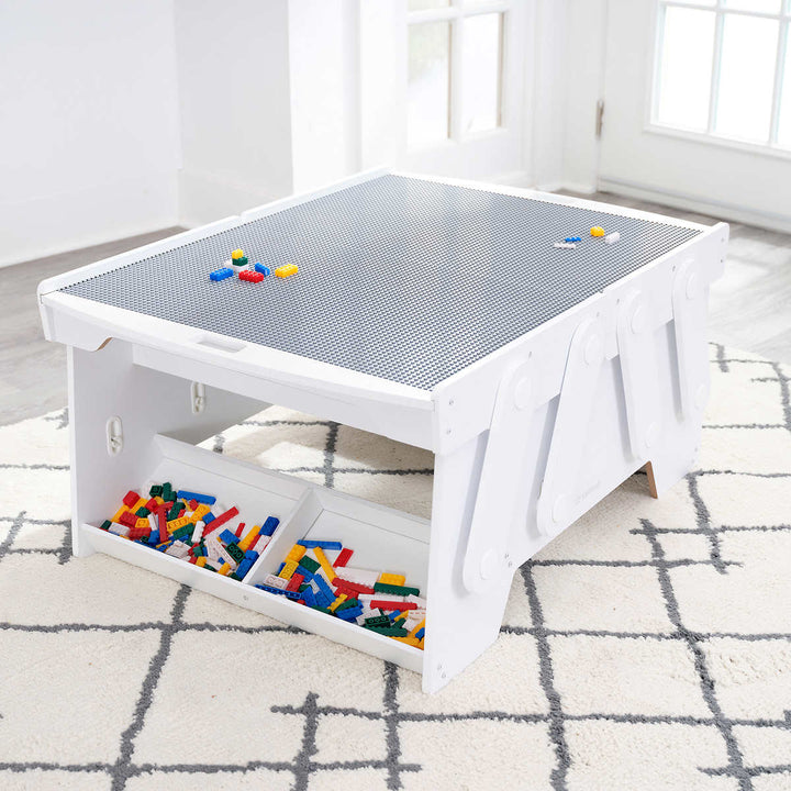 KidKraft Building Bricks Play N Store Table