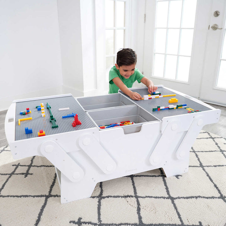 KidKraft Building Bricks Play N Store Table