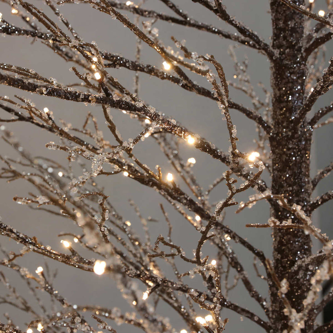 Iced Tree with LED Lights - 2.1 m (7 ft)
