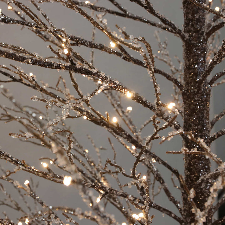 Iced Tree with LED Lights - 2.1 m (7 ft)