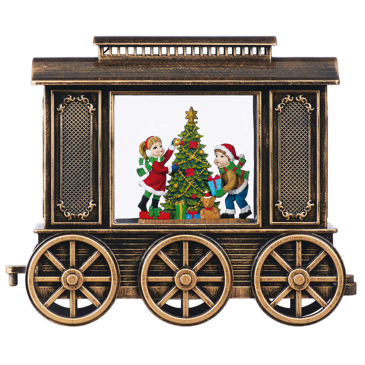 Holiday Express 2-Piece Train Set with Glitter