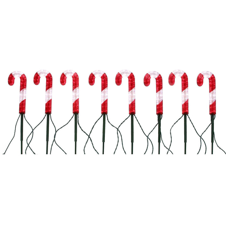 8-Piece Candy Cane Lights