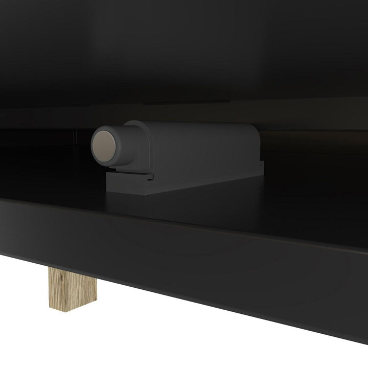 Bestar Alhena - 48W coffee table in uv black oak and sand brown