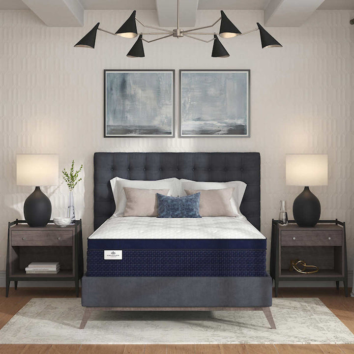 Kingsdown - Matelas à plateau-coussin hybride Passions Auburnwood