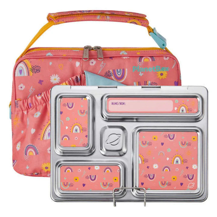 PlanetBox – Ensemble de boîte à lunch en acier inoxydable