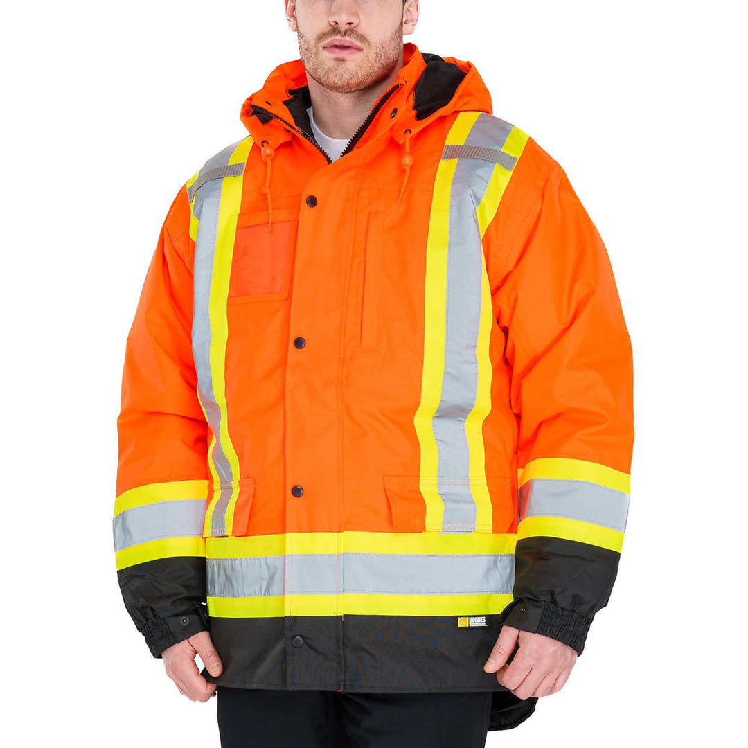 Holmes Workwear – Manteau haute visibilité 7-en-1