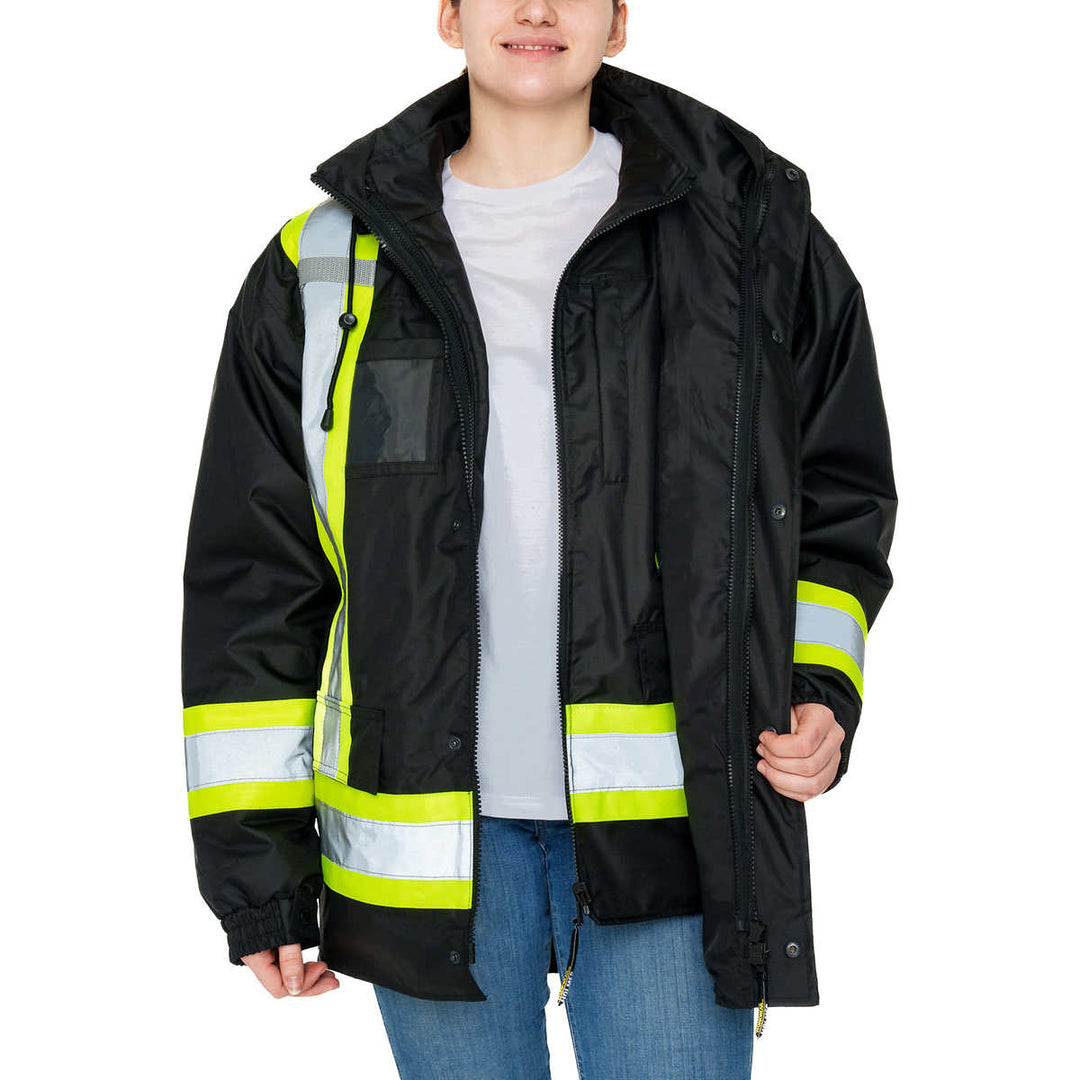 Holmes Workwear – Manteau haute visibilité 7-en-1