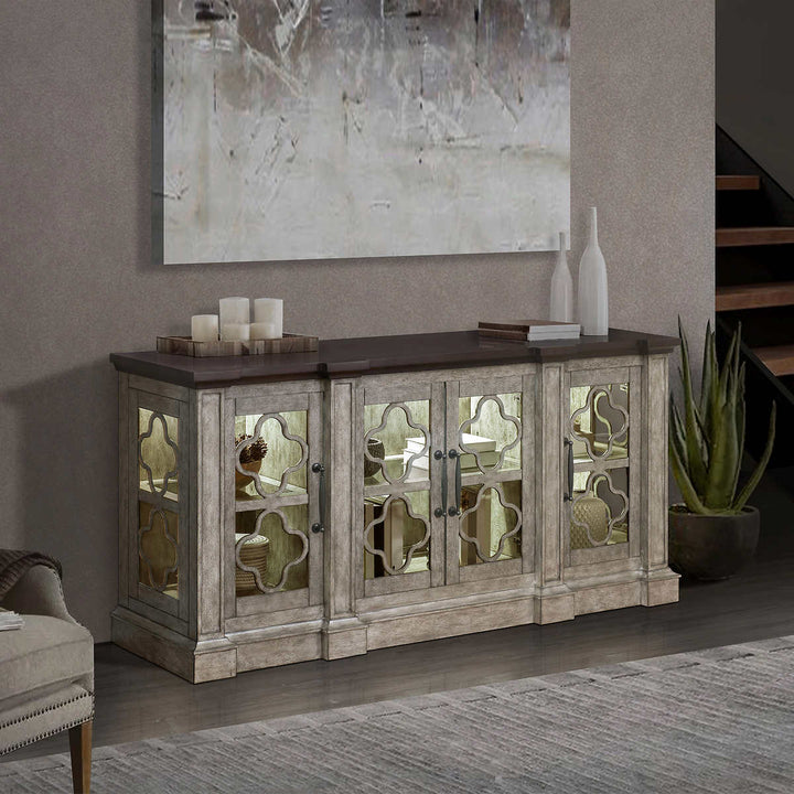 Napa River Furnishings Roswell LED Accent Media Console