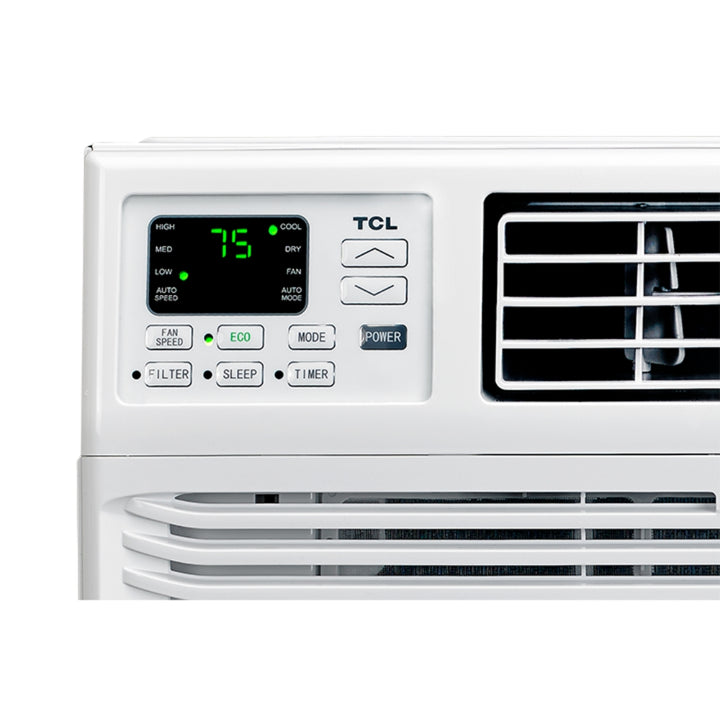 TCL - Climatiseur de fenêtre intelligent de 24000 BTU avec chauffage - H24W34WH