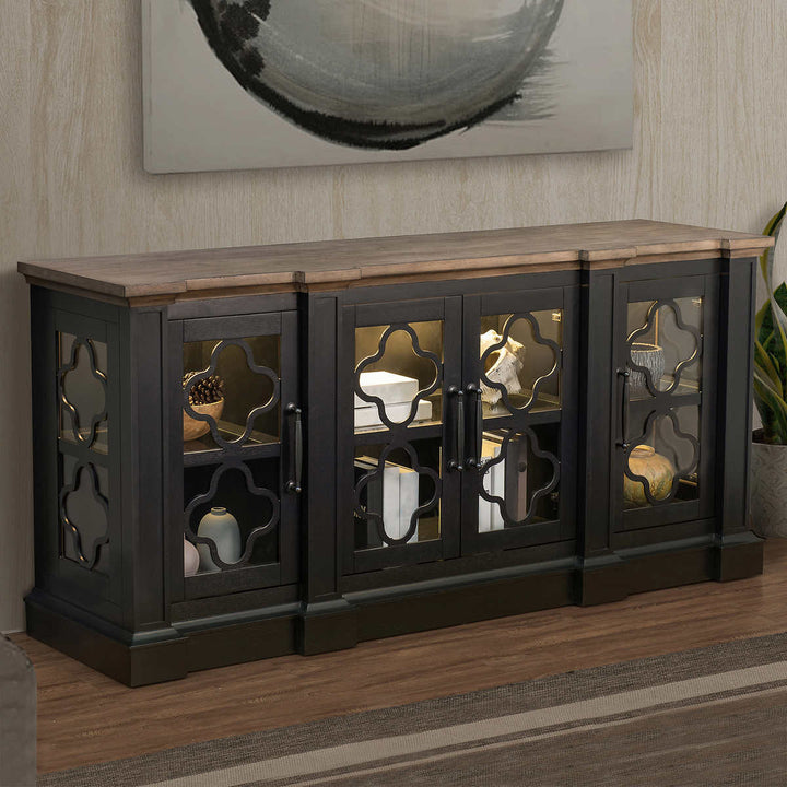 Napa River Furnishings Roswell LED Accent Media Console