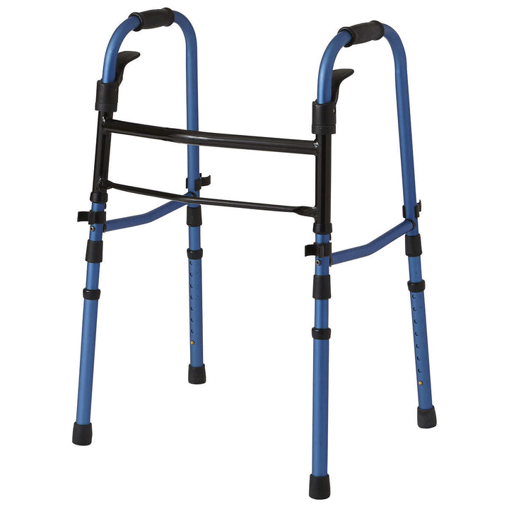 Medline Folding Walker with 5” Wheels