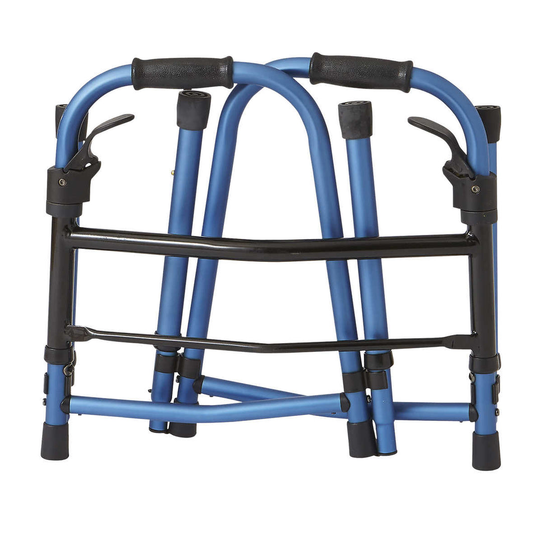 Medline Folding Walker with 5” Wheels