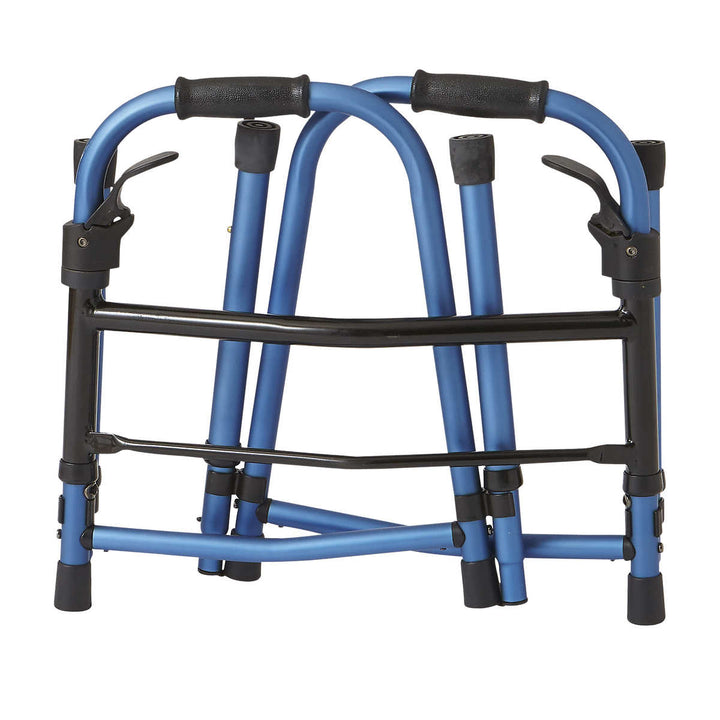 Medline Folding Walker with 5” Wheels