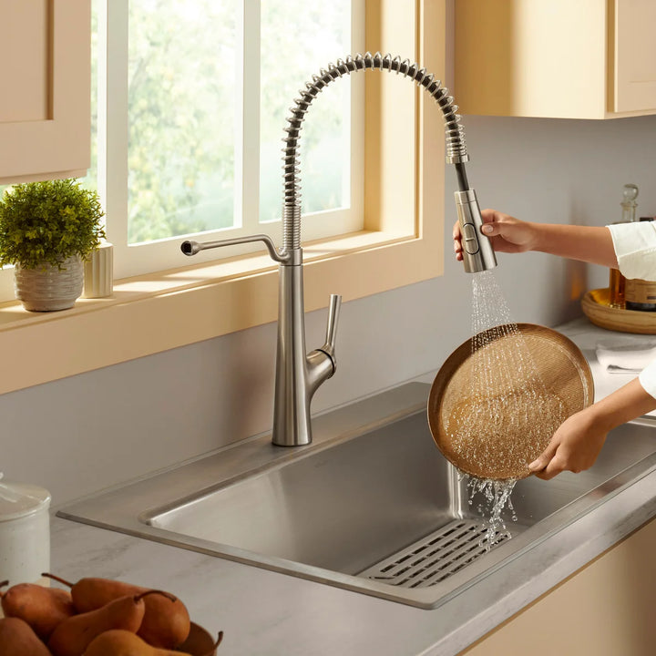 Kohler - Évier à double montage simple Pro Function avec station de travail