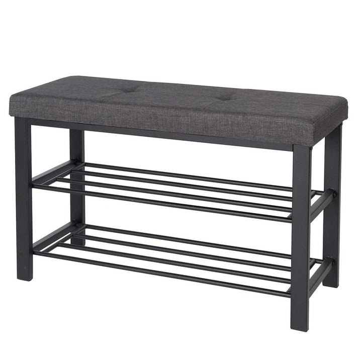 Neatfreak - Upholstered Fabric Shoe Storage Bench