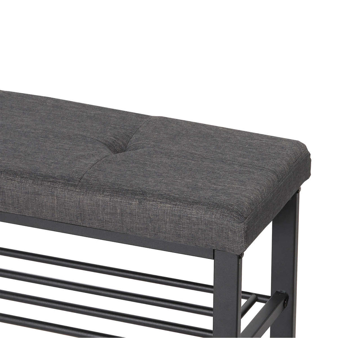 Neatfreak - Upholstered Fabric Shoe Storage Bench