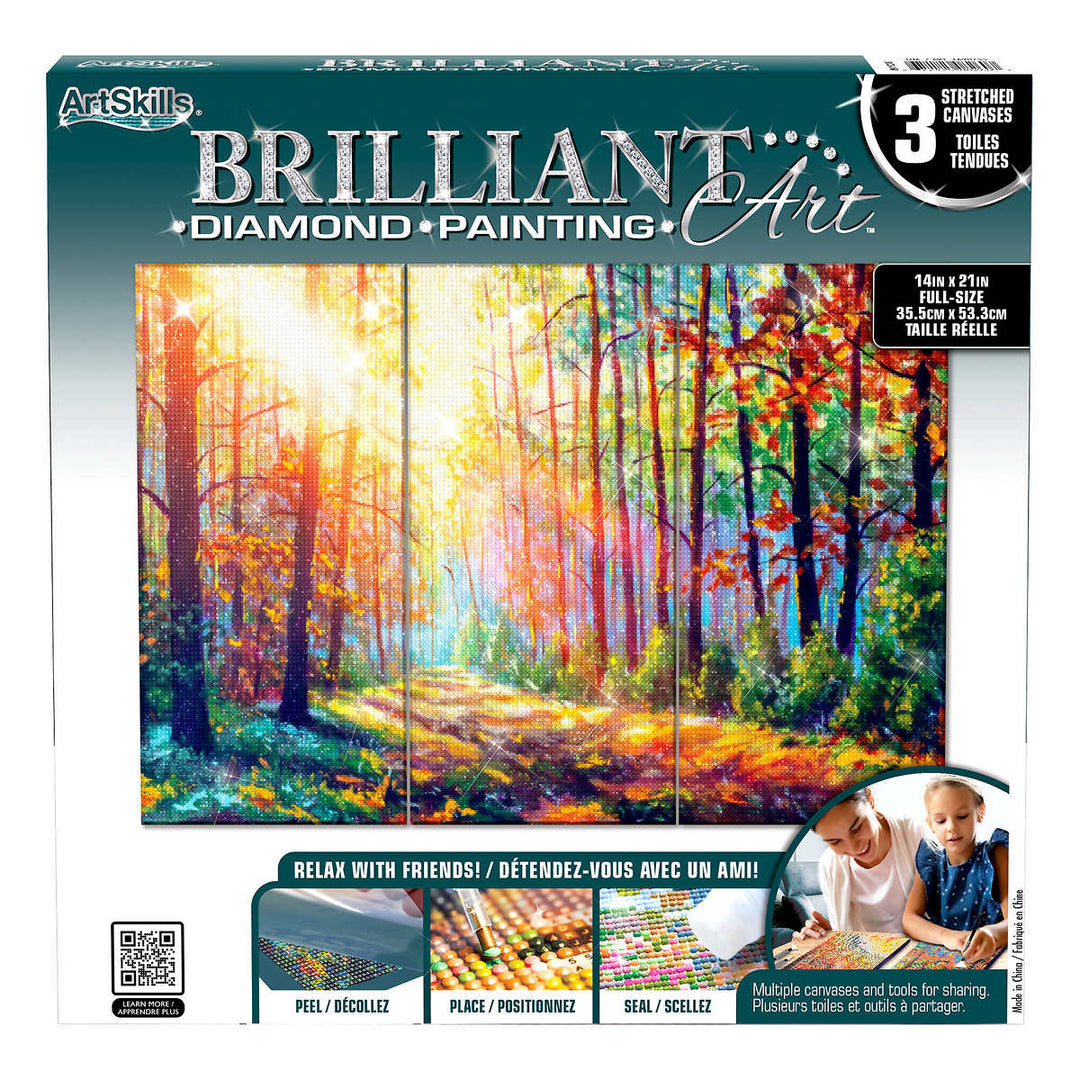 ArtSkills Brilliant Art Diamond Painting Kit - 3-Pack