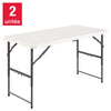 Star Elite - Set of 2 Folding Tables with Center Fold