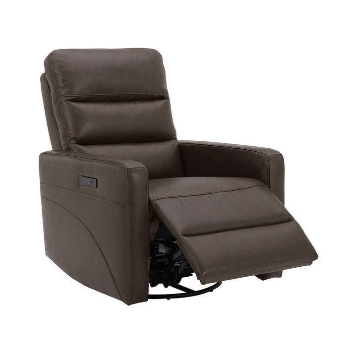 Gilman Creek Power Swivel Leather Recliner