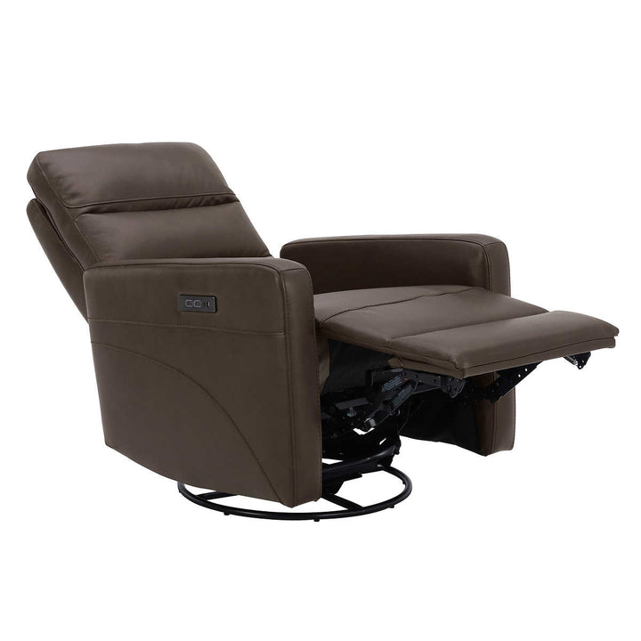 Gilman Creek Power Swivel Leather Recliner