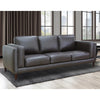 Kingsdown - Sofa en cuir pleine fleur