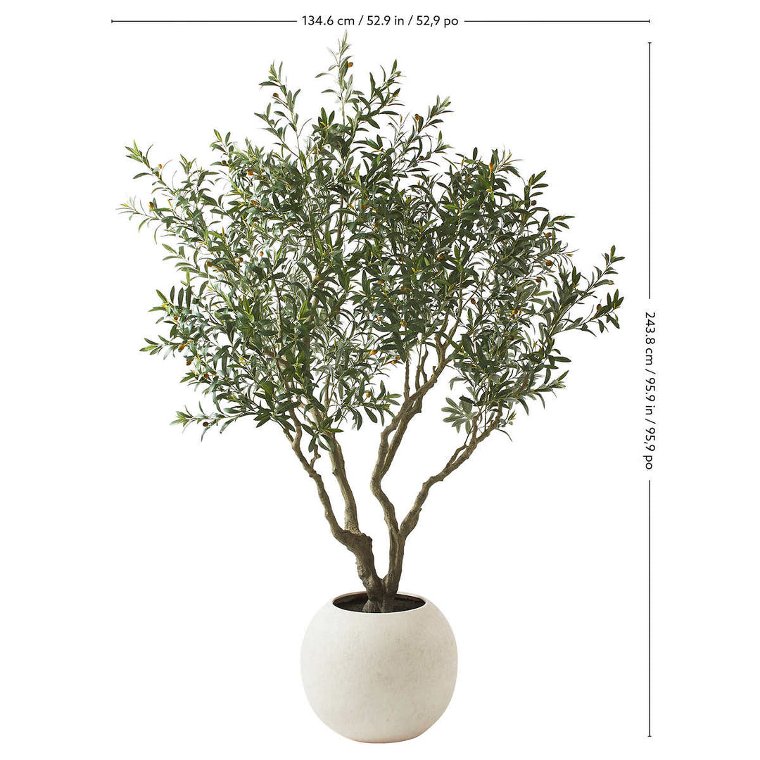 CGH - Olivier artificiel de 243,6 cm (95,9 po)