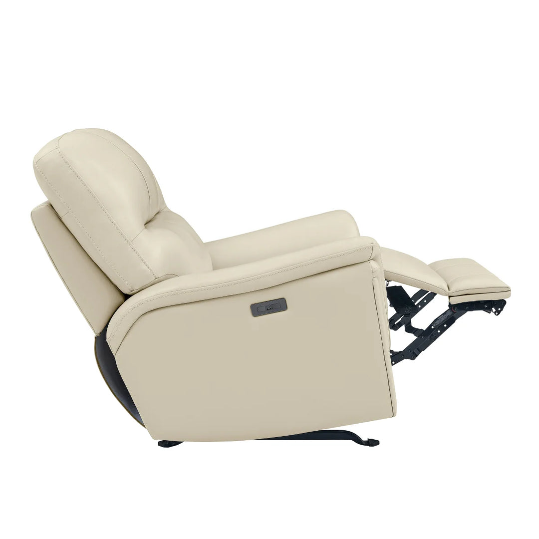 BarcaLounger – Fauteuil à inclinaison motorisé en cuir pleine fleur