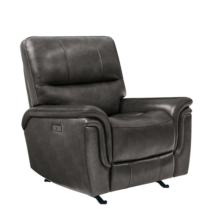 BarcaLounger – Fauteuil à inclinaison motorisé en cuir pleine fleur