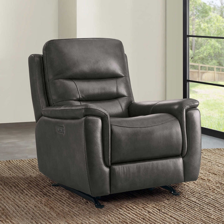 Barcalounger - Electric Rocker Recliner in Leather