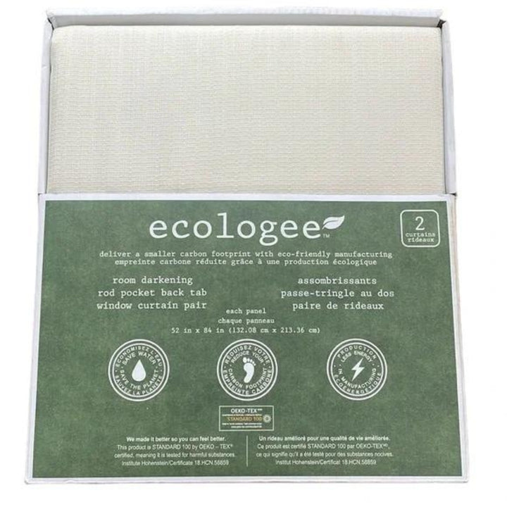 Silk Home Ecologee Turell Pair of Room Darkening Windows, Pack of 2