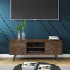 SIMPLIHOME Lowry TV Media Stand in Acacia