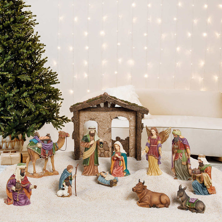 Kirkland Signature Hand-Painted Nativity Set