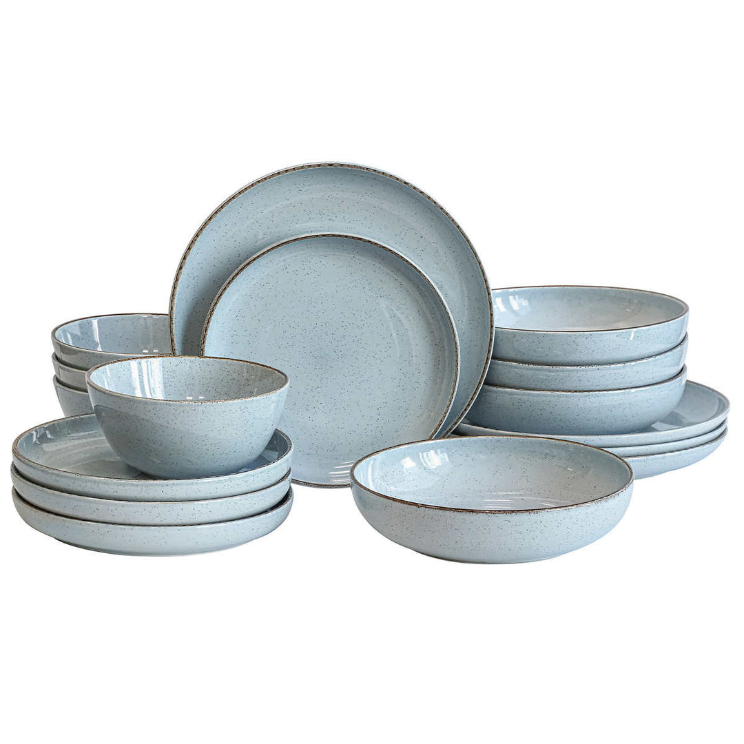 Over & Back 16-Piece Stoneware Dinnerware Set