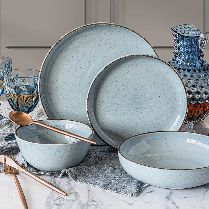 Over & Back 16-Piece Stoneware Dinnerware Set