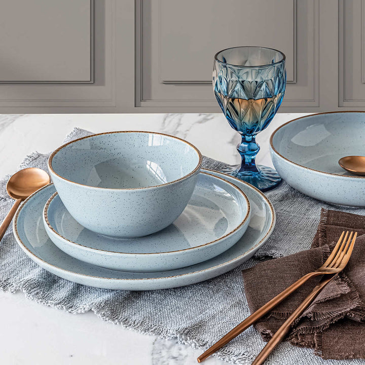 Over & Back 16-Piece Stoneware Dinnerware Set