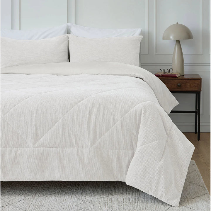 Roots Home - Ensemble de couette en velours côtelé, 3 pièces