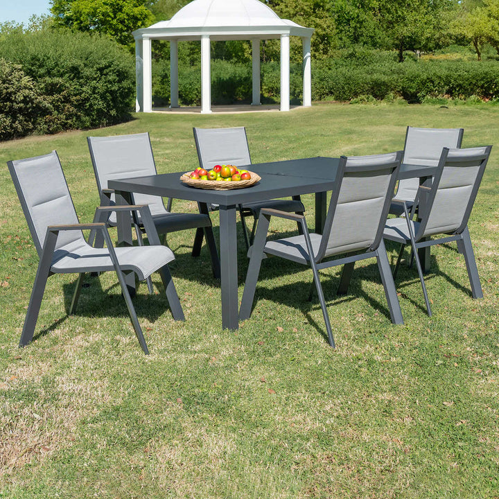 Pacific Casual - 7-Piece Outdoor Dining Set
