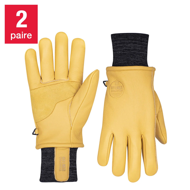 Holmes Hydra Deerskin Gloves - 2-Pack