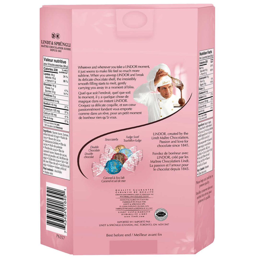 Lindt Lindor Truffles Assorted Ice Cream Flavor, 900g