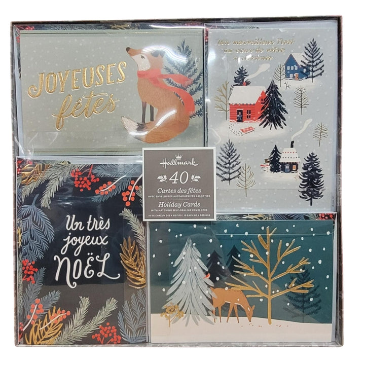Hallmark Christmas Cards - 40-Pack