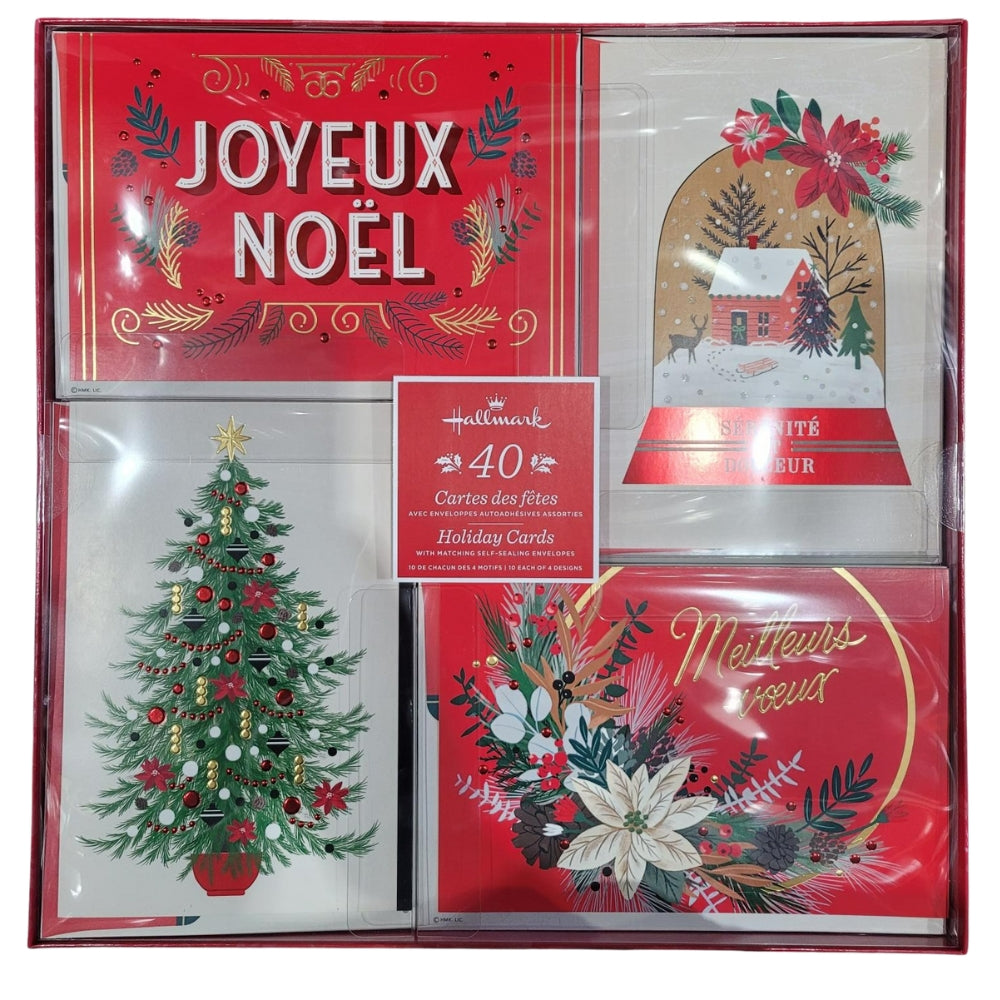 Hallmark Christmas Cards - 40-Pack
