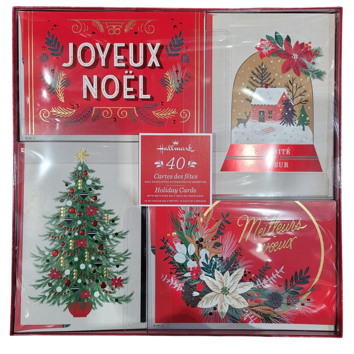 Hallmark Christmas Cards - 40-Pack