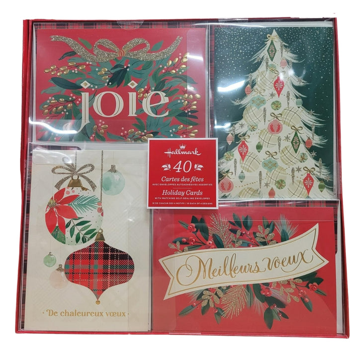 Hallmark Christmas Cards - 40-Pack